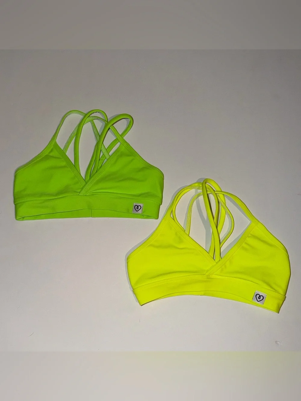 Kids Neon Dance Tops Youth Small